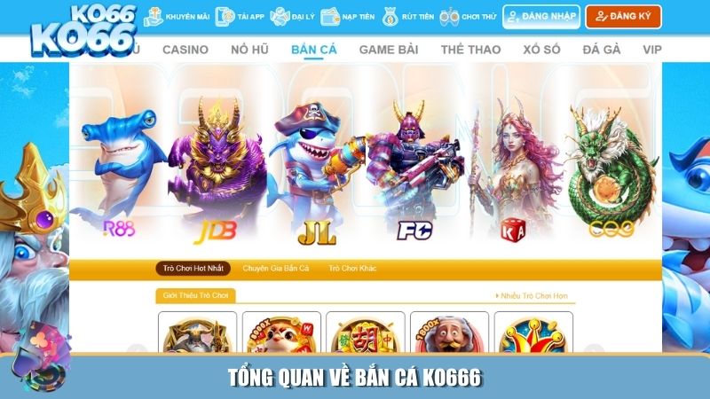 Bắn cá KO666 mang đến trải nghiệm săn cá đầy kịch tính